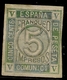 España Edifil 117* Mh  5 Céntimos Verde    Corona,cifras Y Amadeo I  1872  NL483 - Unused Stamps