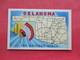 Map Oklahoma The Sooner State    - Ref 3288 - Native Americans