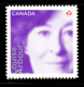 Canada 2012 MNH Sc 2550i (P) Louise Arbour Die Cut To Shape Ex-booklet - Neufs