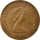 Monnaie, Jersey, Elizabeth II, 2 Pence, 1986, TTB, Bronze, KM:55 - Jersey