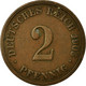 Monnaie, GERMANY - EMPIRE, Wilhelm II, 2 Pfennig, 1905, Munich, TTB, Cuivre - 2 Pfennig