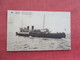 Ostend Mail Prince Charles  Has Stamp & Cancel     Ref 3289 - Steamers