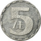 Monnaie, Pologne, 5 Zlotych, 1990, Warsaw, SUP, Aluminium, KM:81.3 - Polen