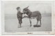 Small Boy With Donkey Foal - Shake! - Donkeys