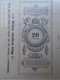 ZA192.26  Hungary   Váltó - Bill Of Exchange - GYULA 1898 - 20 Krajczár - 300 Forint  Hevesi Zsuzsánna Tar János Geszner - Cheques & Traveler's Cheques