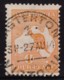 Australia 1913 Kangaroo 4d Orange 1st Watermark Used - CASTERTON, VIC - Used Stamps