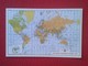 POSTAL TYPE POST CARD QSL RADIOAFICIONADOS RADIO AMATEUR WORLD MAP MAPA DEL MUNDO MUNDIAL MUNDI AZIMUTHAL VER FOTOS Y DE - Otros & Sin Clasificación