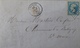 R1917/144 - NAPOLEON III N°22 Sur ✉️ De CHABLIS à CHAUMONT EN BASSIGNY - VARIETE ➤➤➤ Retouche Légende Sup. + Filet Nord - 1862 Napoleon III