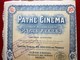 1924- PATHé CINÉMA Pathé FRÈRES Action 100fr Titre Thème Cinéma Théâtre-Action & Title Cinema-Theater-SCRIPOPHILIE - Cinéma & Théatre