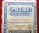 1924-  PATHé CINÉMA Pathé FRÈRES Action 100fr Titre Thème Cinéma Théâtre-Action & Title Cinema-Theater-SCRIPOPHILIE - Cinema & Teatro