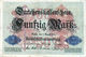 Billet Allemand De 50 Mark Le 5-août-1914-7 Chiffres En T B - 50 Mark