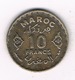 10 FRANCS 1952  MAROKKO /3446/ - Maroc