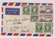 AIRMAIL ENVELOPPE CIRCULEE 1956 VICTORIA A ISRAEL - BLEUP - Storia Postale