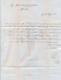 Lombardo Veneto 1856 Lettera Da Rovigo Per Mantova Con 30 Cent Carta A Macchina Margine Di Foglio A Destra - Lombardo-Veneto