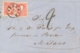 Lombardo Veneto 1860 Lettera Da Venezia Per Milano (Regno Di Sardegna) Con 2 X 5 Soldi Francesco Giuseppe II Tipo - Lombardo-Veneto