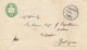 Switzerland 1888 Postal Stationery Envelope 25 C. From Basel To Italy - Interi Postali