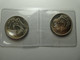 Egypt 2 Coins 20 Piastres 1980 - Egitto