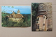 La Sarraz (Suisse, Vaud), Château Du Millieu Du Monde, Lot De 2 Cartes Postales Grand Format - La Sarraz