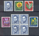 LIQUIDATION TOTALE : 1961 - Zu 188/92 - Mi N°742/46 - Yv N° 684/88 - ** (MNH) Et Oblitérés (o) + 2 Documents - Neufs