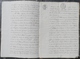 D.Le Peletier à Ladon,mandataire De Son Frère A.Le Peletier à Berzy-le-Sec(02)succession Et Partage. - Manuscrits