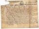Véritable Parchemin Manuscrit Acte Notarié Notaire Liger Procureur 1783 Cachet Généralité D'Orléans 2 Pages - Manuscrits
