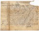Véritable Parchemin Manuscrit Acte Notarié Notaire Liger Procureur 1783 Cachet Généralité D'Orléans 2 Pages - Manuscrits