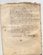 Véritable Parchemin Manuscrit Acte Notarié Notaire 1787 Cachet Généralité D'Orléans Baillage à Ferme Bourgeois 4 Pages - Manuscrits