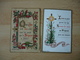 Blanchard Orleans  Lot De 2   Image Pieuse Regieuse Holly Card - Images Religieuses