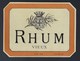 Ancienne étiquette  Rhum Vieux Spécimen N°526  Douin & Jouneau  3 Rue Papin Paris "étiquette Vernie" - Rhum