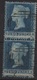 GREAT BRITAIN  YT N°9 OBLITERATED VERTICAL PAIR  MISPERF ERROR - Used Stamps