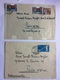 SWITZERLAND 1950`s X 2 Covers Bern To Paris Various Stamps - Covers & Documents