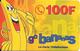 CARTE-PREPAYEE-FRANCE-100F--GO BANANAS-PLASTIFIE- GRATTEE- T BE- - Autres & Non Classés