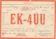 R 305   /  CARTE RADIO AMATEUR -  E  K  - 4  U  U   GERMANY - Radio Amateur