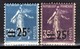 FRANCE 1925/1926 - Y.T. N° 217 ET 218 - NEUFS** - Neufs