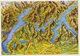 AK  Orientierungskarte Map Panorama Lago Maggiore Di Lugano Di Como - Landkarten