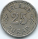 Iceland - Christian X - 25 Aurar - 1940 (KM2.2) - IJsland