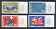 LIQUIDATION TOTALE : 1964 - Zu 406/409 - Mi N° 791/794 - Yv N° 726/729 - ** (MNH) Et Oblitérés (o) + 2 Documents - Ongebruikt