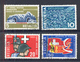 LIQUIDATION TOTALE : 1964 - Zu 406/409 - Mi N° 791/794 - Yv N° 726/729 - ** (MNH) Et Oblitérés (o) + 2 Documents - Neufs