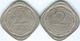 India - George VI - 2 Annas - 1939 (shorter Trefoils In Crown - KM541) & 1940 - KM542 - Inde