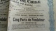 Delcampe - BANQUE FRANCAISE DU CHILI 1917 BONS AU PORTEUR - Unclassified