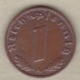 1 Reichspfennig 1938 A (BERLIN)  Bronze - 1 Reichspfennig