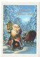 CHRISTMAS POSTCARD FINLAND - SANTA CLAUS - REINDEER  SLEIGH - Artist Signed: PARTANEN - 2013 - Autres & Non Classés