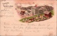 ! Alte Ansichtskarte Souvenir Des Rochers De Naye Sur Montreux, 1900, Schweiz, Suisse - Montreux