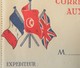 Carte-Lettre De Franchise Militaire Illustrée Trois Drapeaux Dont TUNISIE - Lettres & Documents