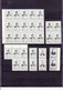 CHINA LOT 63 PIECES  FAMOUS MEN SG 1605/1608 WITHOUT GUM AS ISSUED - Neufs