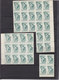 CHINA LOT 45 PIECES  FROM SET 1538 WITHOUT GUM AS ISSUED - Ongebruikt