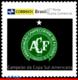 Ref. BR-V2017-01 BRAZIL 2017 FOOTBALL-SOCCER, CHAPECOENSE,SOUTH AMERICA, CUP CHAMPION, PERSONALIZED MNH 1V - Unused Stamps