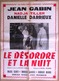 AFFICHE RARE * LE DESORDRE ET LA NUIT * 1958 - JEAN GABIN - DANIELLE DARIEUX - NADJA TILLER - Afiches