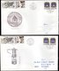 CZECHOSLOVAKIA 1985 Town Arms  FDC (3).  Michel 2797-99 - FDC