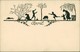 Ansichtskarte  Scherenschnitt/Schattenschnitt-Ansichtskarten April 1922  - Scherenschnitt - Silhouette